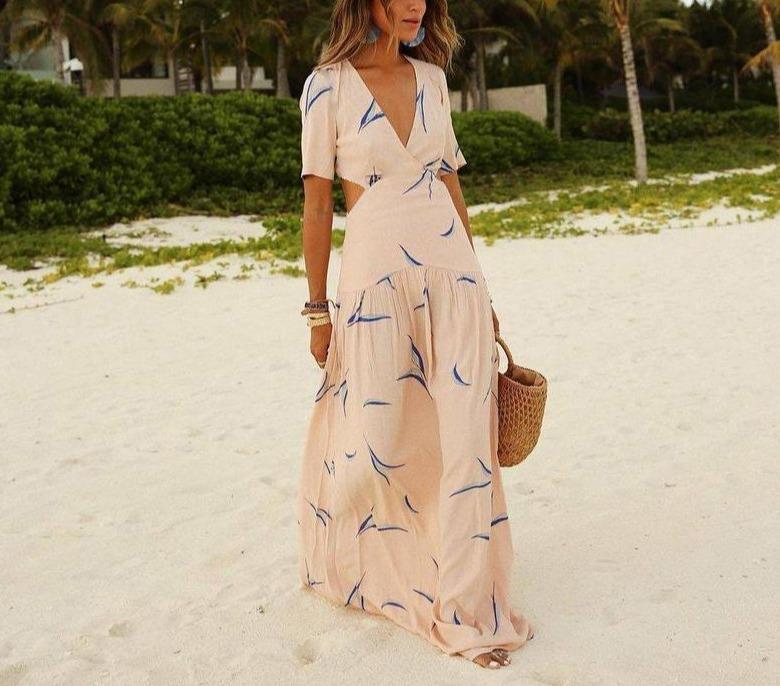 Cutout Maxi Dress