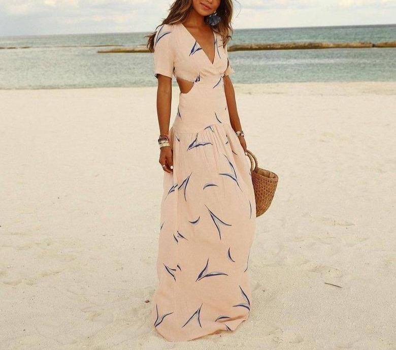 Cutout Maxi Dress