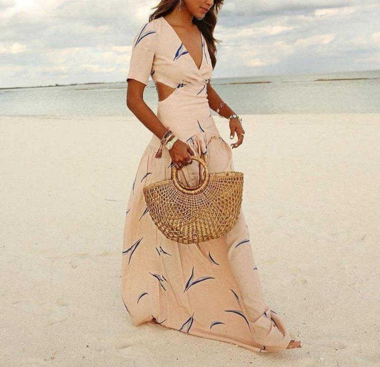 Cutout Maxi Dress