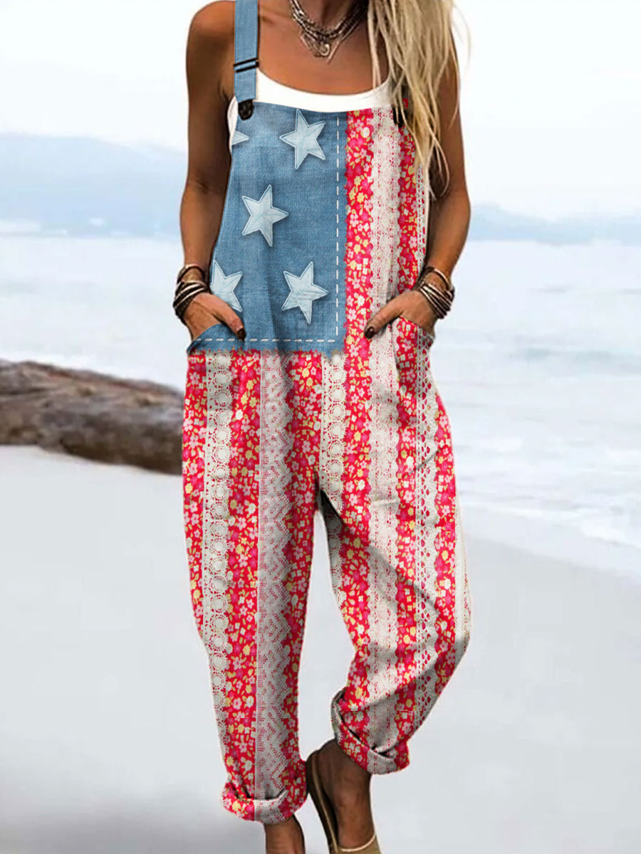 Victoria™ | Star Stripe Jumpsuit