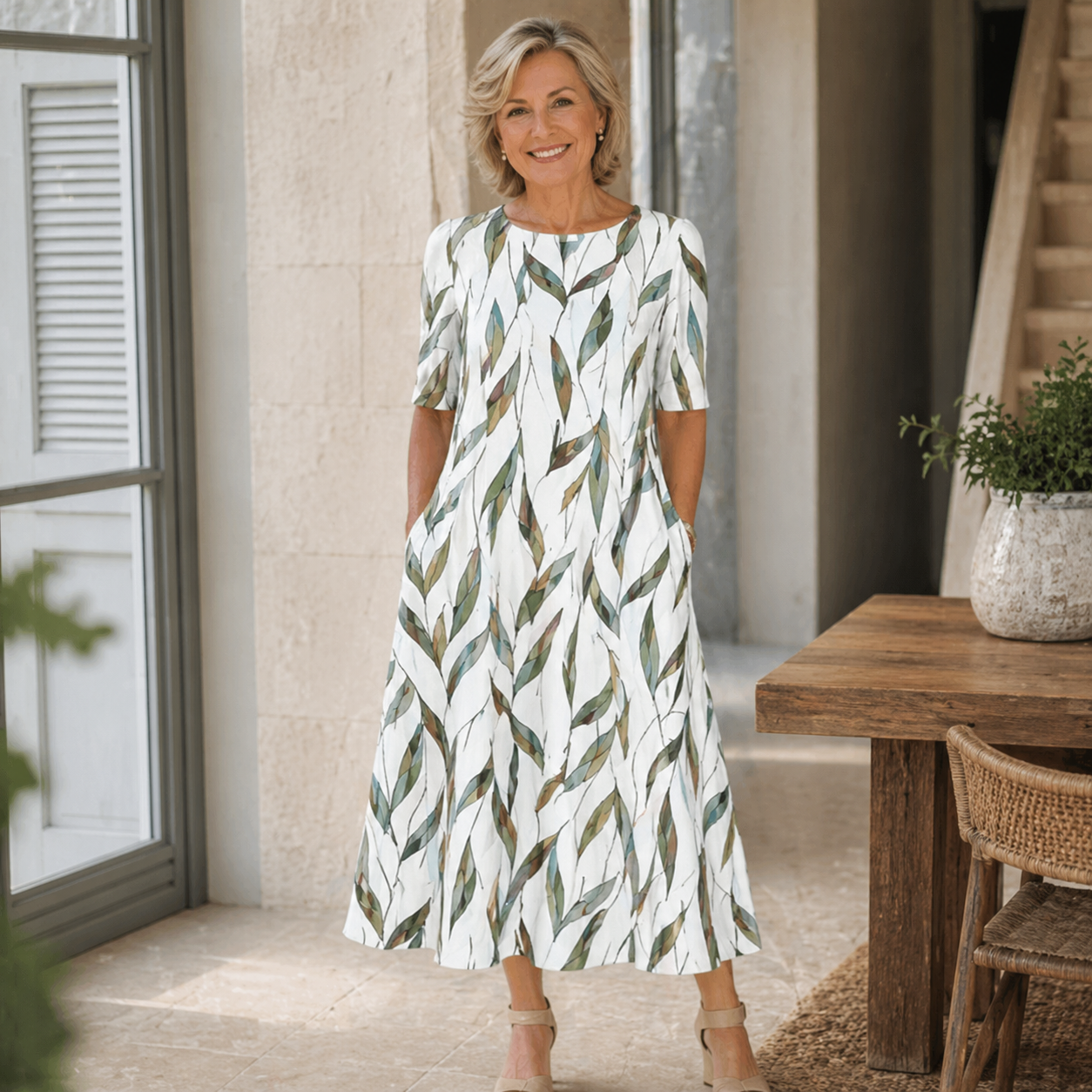 Romy | Beautiful summer dress with a floral print