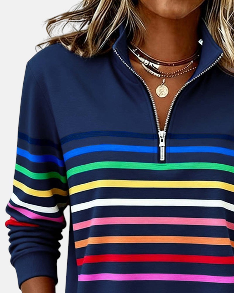 Nina – Sweater with Stripes