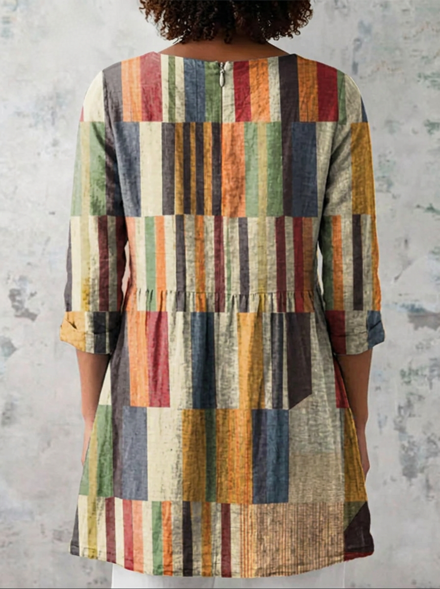 Chloe | Long Blouse with V-Neck