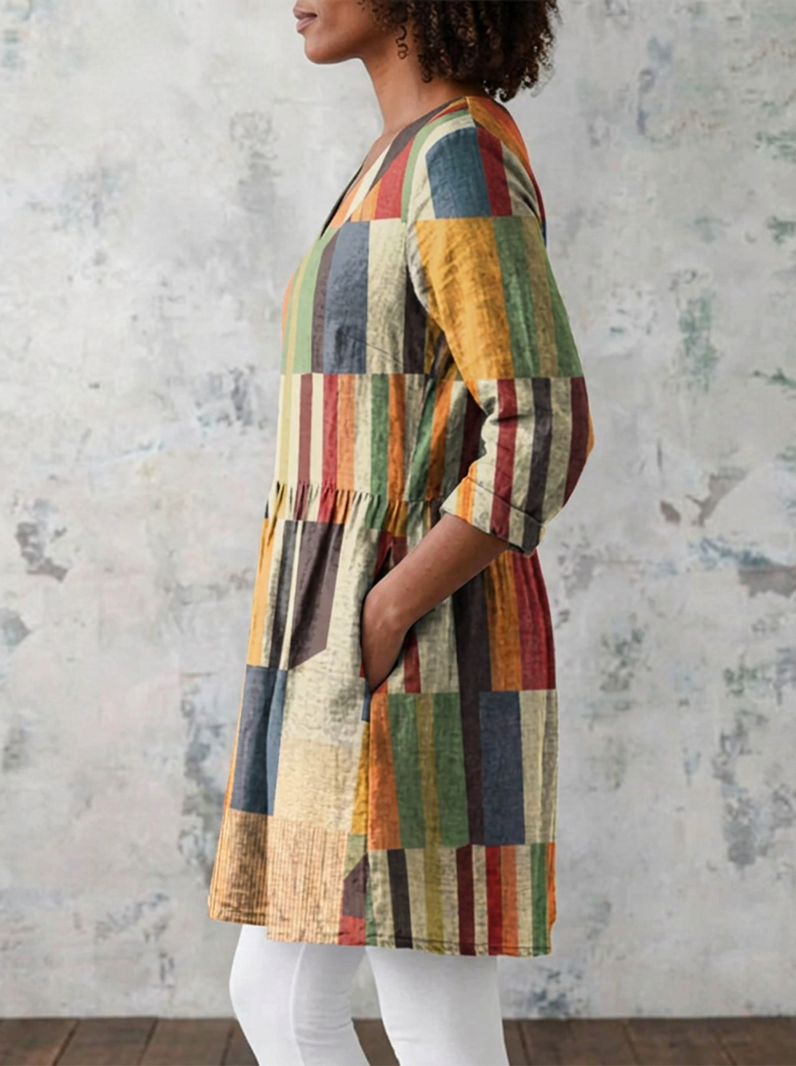 Chloe | Long Blouse with V-Neck