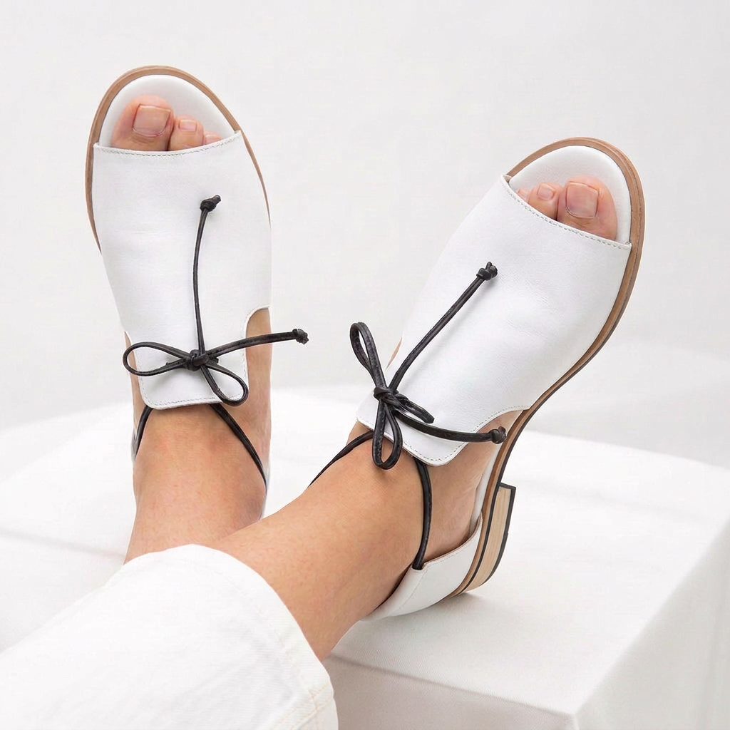 LILLIANA – STRAP-STYLE LEATHER SANDALS