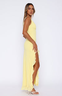 Line Evening Maxi Dress