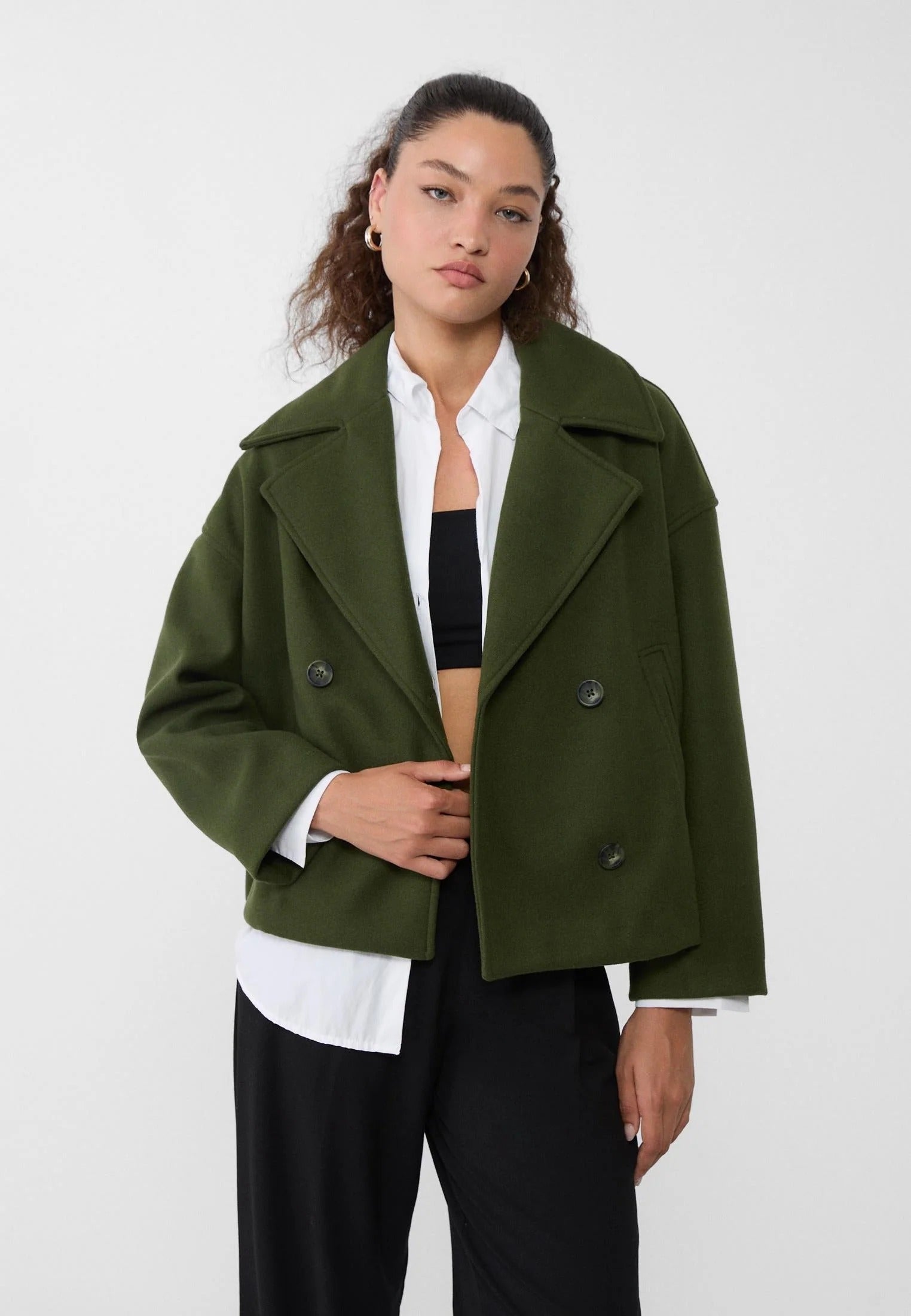 Noire Élégance™ | Cropped City Jacket