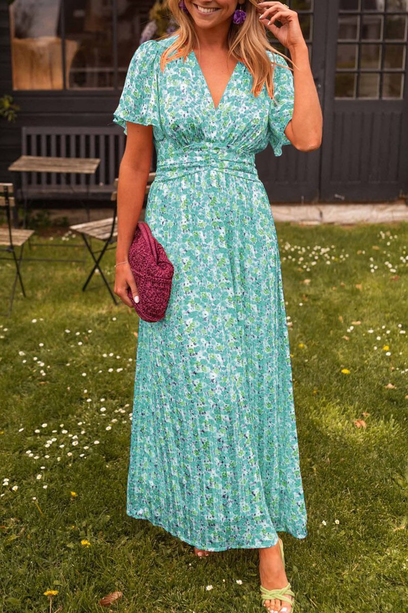 Julia- Long Floral Dress