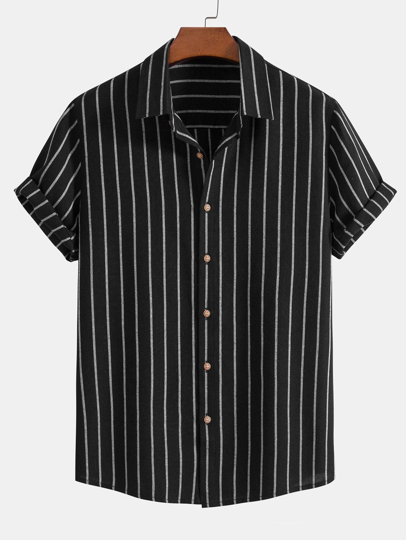 Cotton Brot Strangement Butt Up Shirt