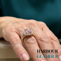 Halo Ring | White Gold