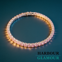 Sapphire Tennis Bracelet | White Gold