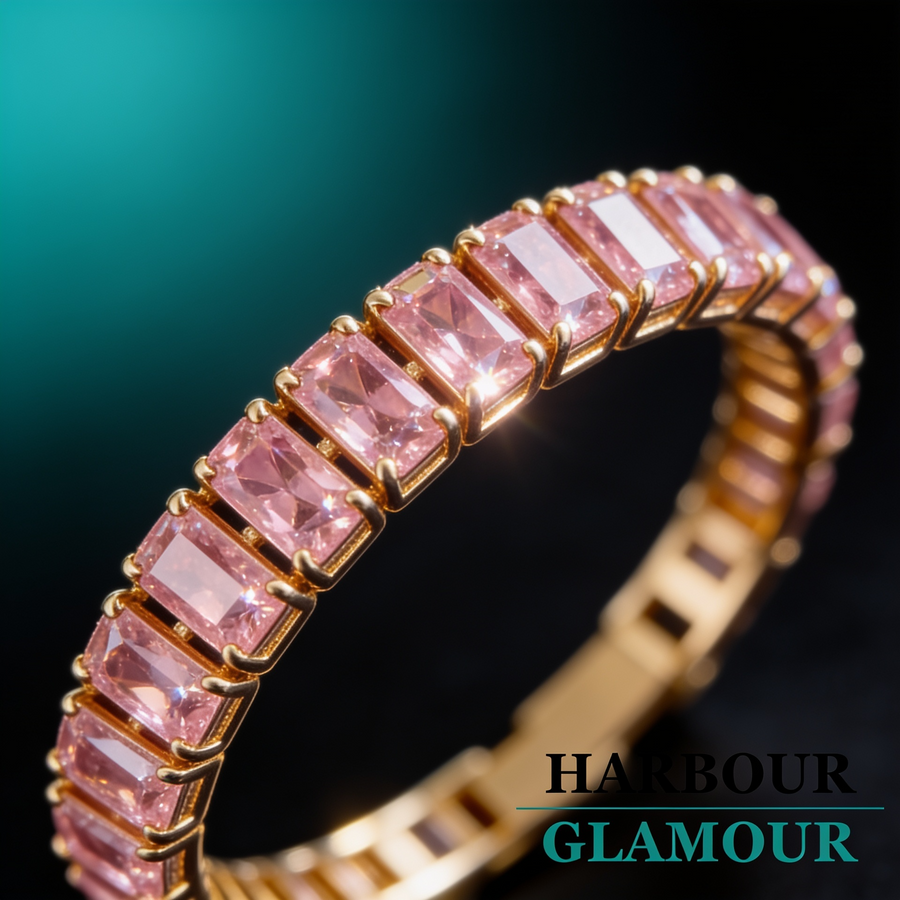 Sapphire Vertéa Tennis Bracelet | Gold
