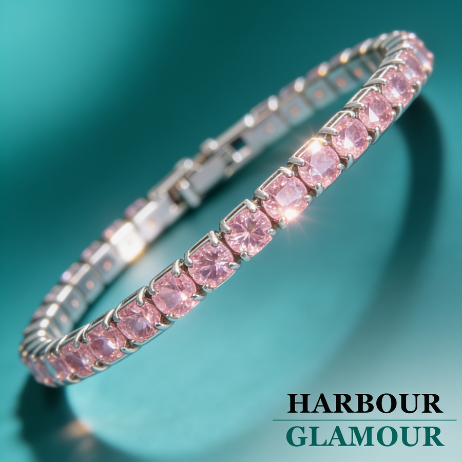Sapphire Tennis Bracelet | White Gold
