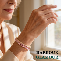 Sapphire Vertéa Tennis Bracelet | Gold