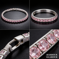 Sapphire Tennis Bracelet | White Gold