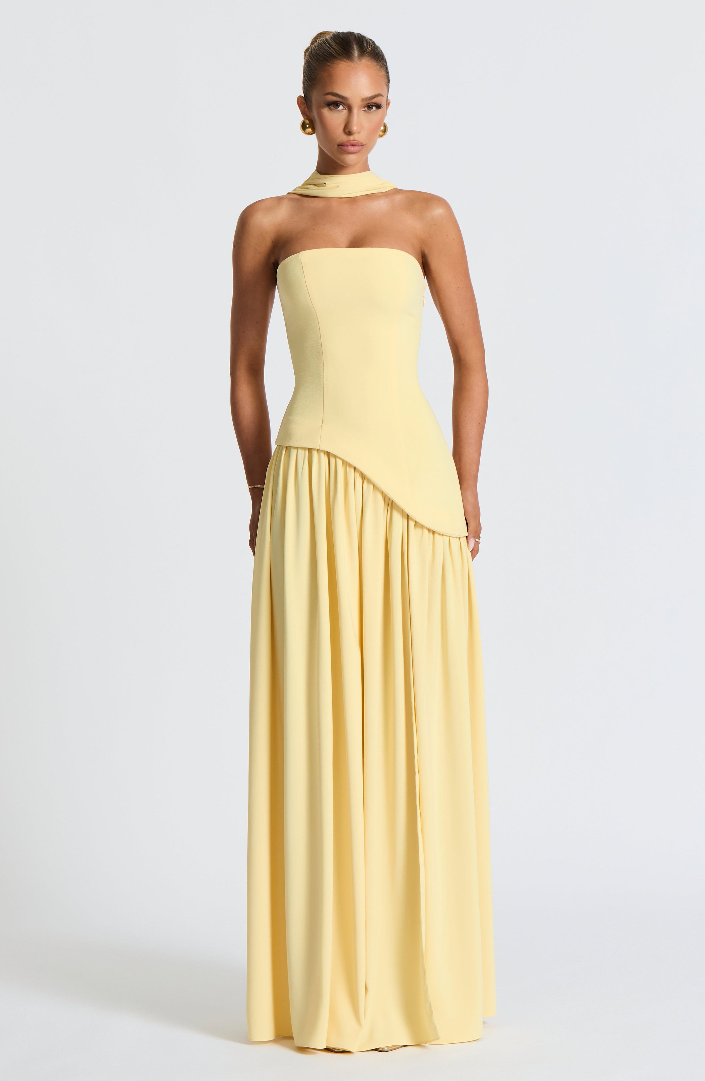 Elina Maxi Dress - Lemon