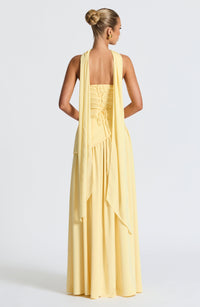 Elina Maxi Dress - Lemon