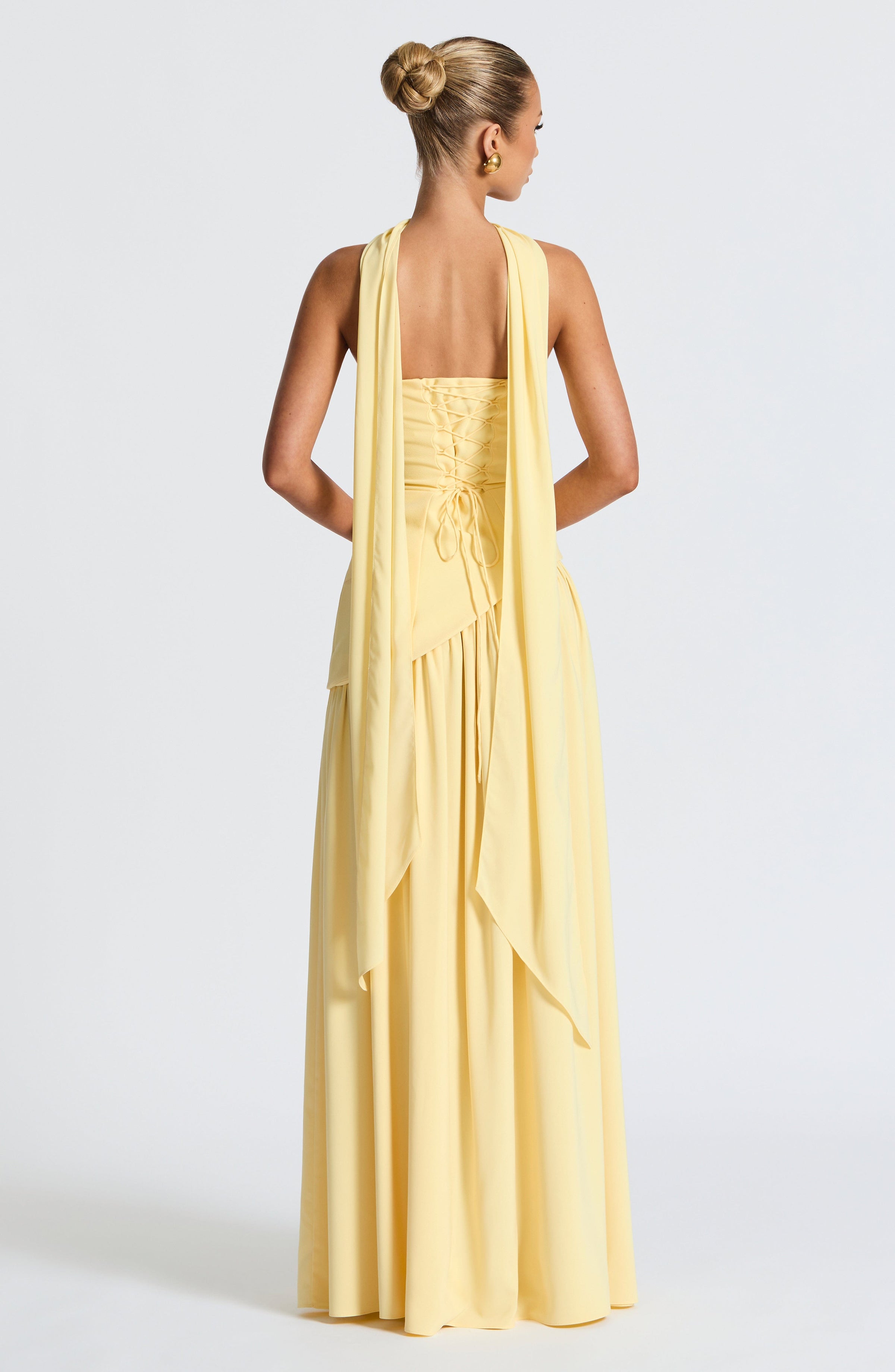 Elina Maxi Dress - Lemon