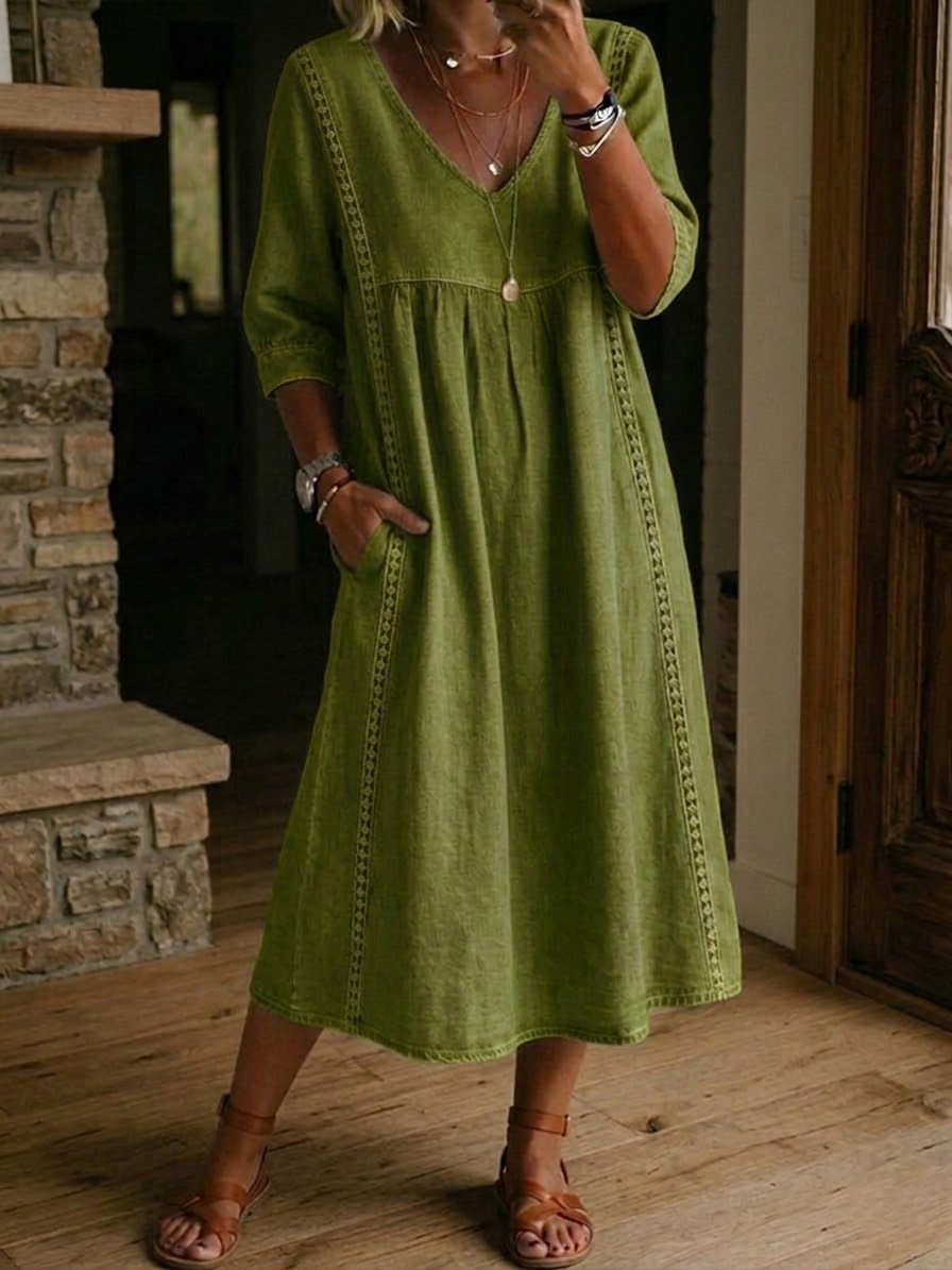 Martha | Relaxed Fit Maxi Dress for Everyday Comfort