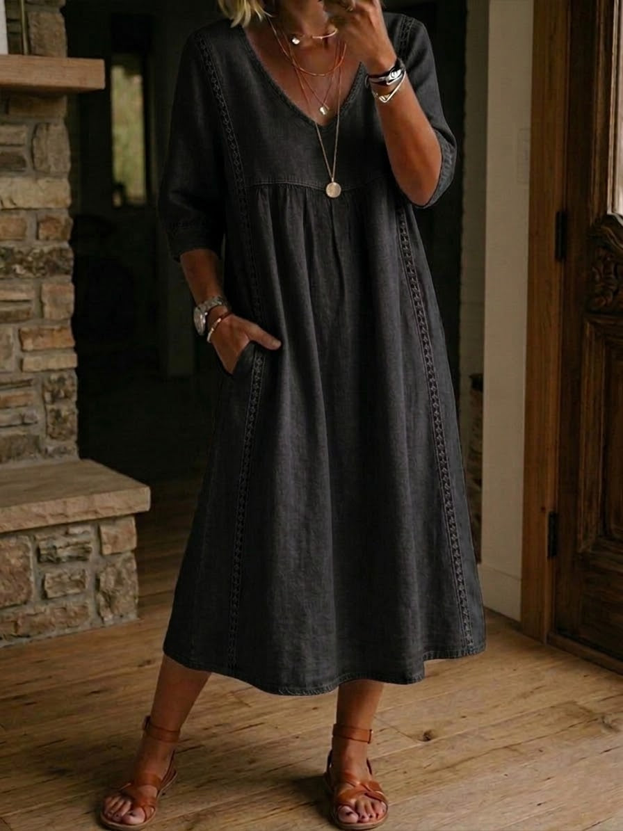 Martha | Relaxed Fit Maxi Dress for Everyday Comfort
