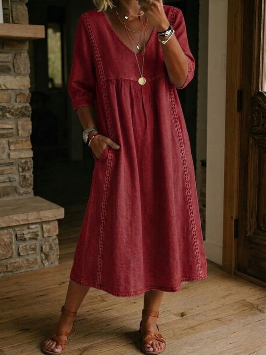 Martha | Relaxed Fit Maxi Dress for Everyday Comfort