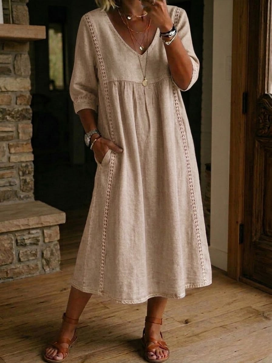 Martha | Relaxed Fit Maxi Dress for Everyday Comfort