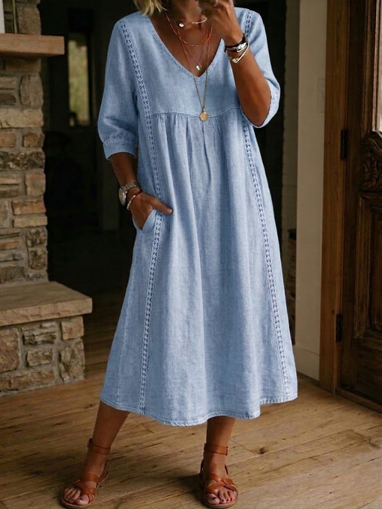 Martha | Relaxed Fit Maxi Dress for Everyday Comfort