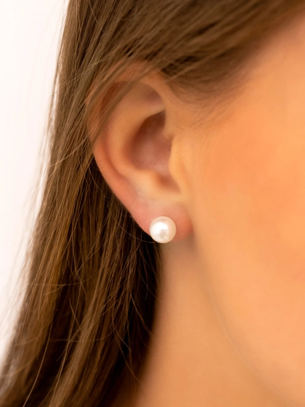 Pearl Earrings Silver