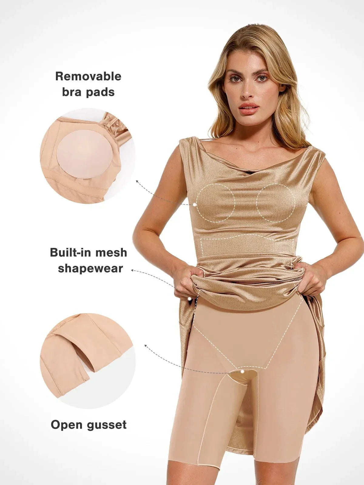 Shapewear Convertible Shine Mermaid Dress