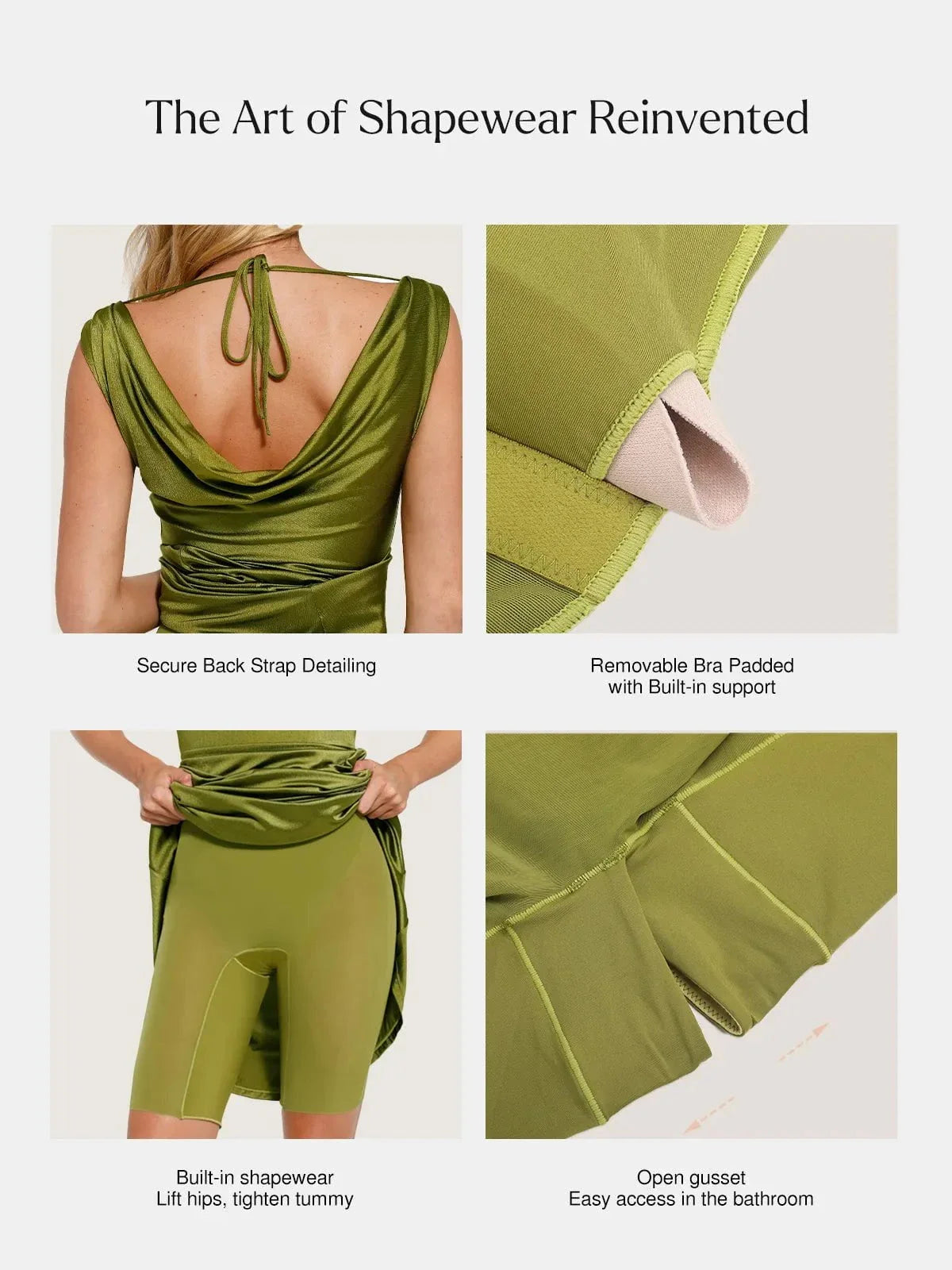 Shapewear Convertible Shine Mermaid Dress