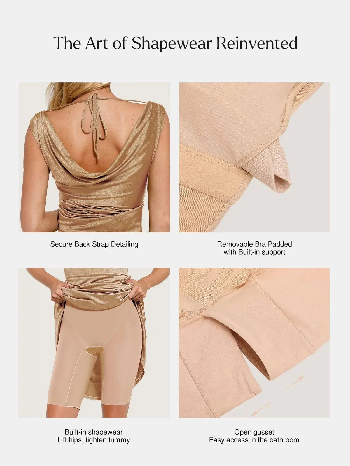 Shapewear Convertible Shine Mermaid Dress