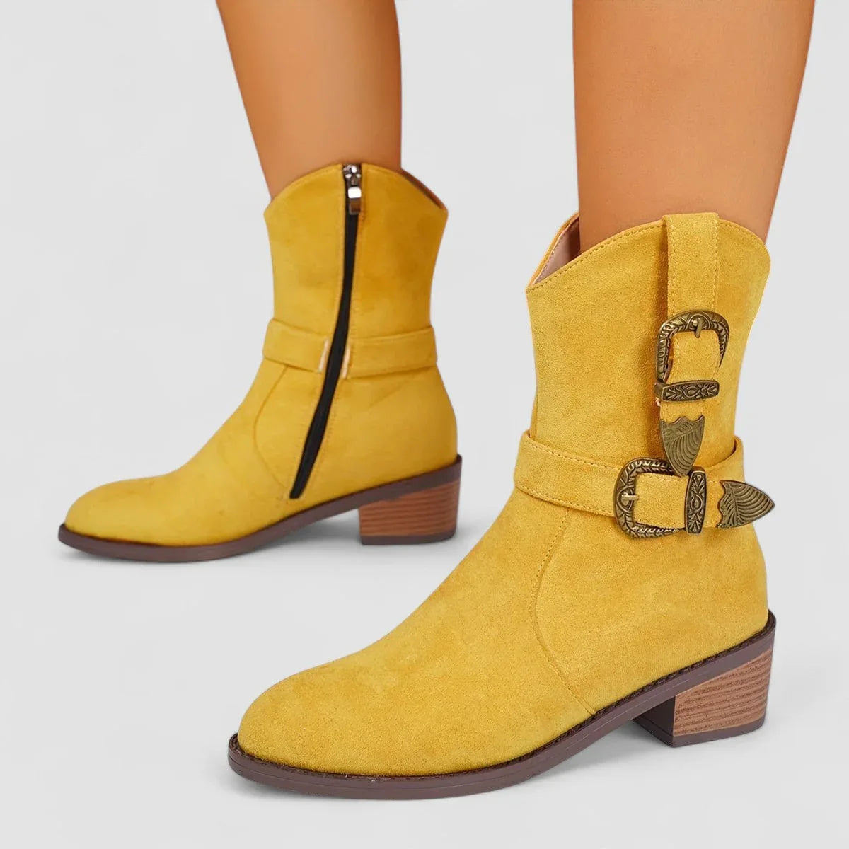 The Cleo Buckle Boot