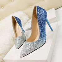 Women's Glitter Stiletto High Heels