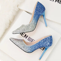 Women's Glitter Stiletto High Heels