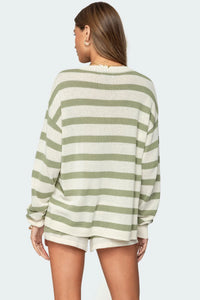 Ida knitted set with stripes