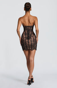 Ava Mini Dress - Black