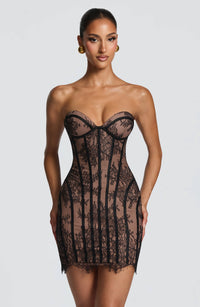 Ava Mini Dress - Black