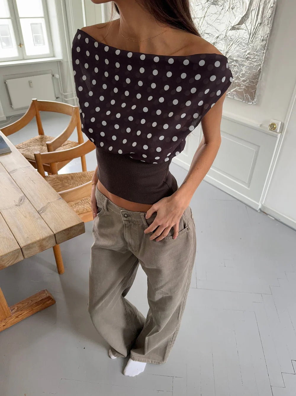 Zoe - Dotted Top