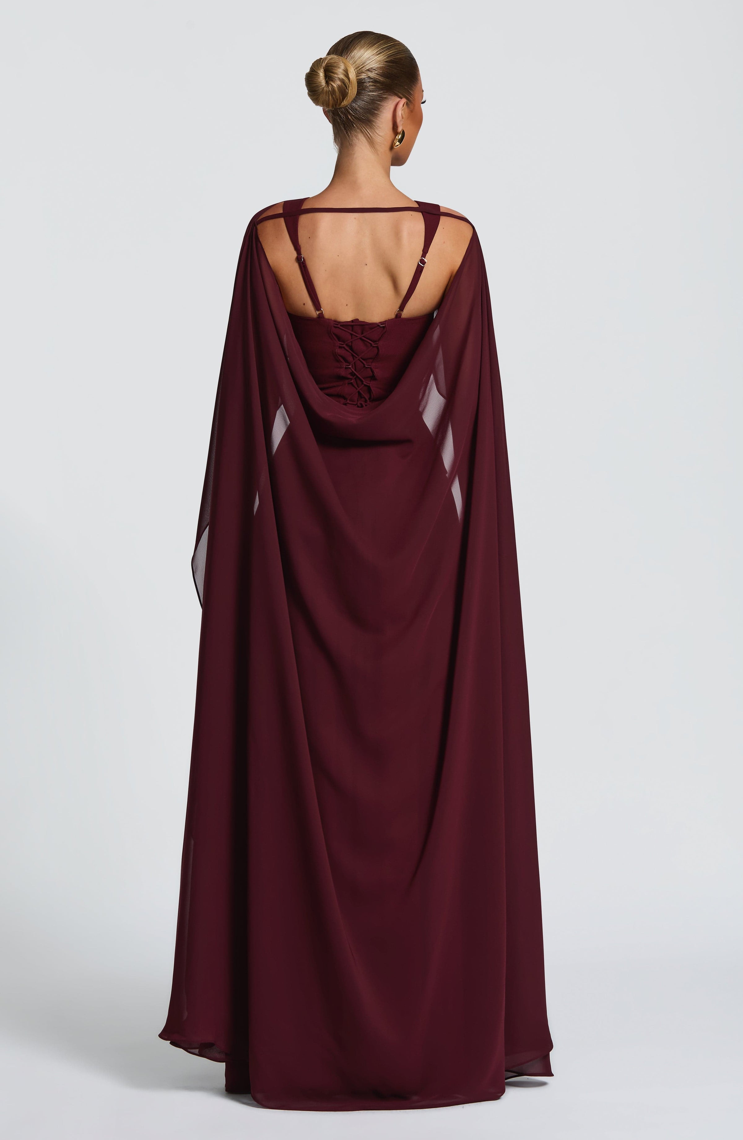 Jennie Maxi Dress - Cherry Lacquer