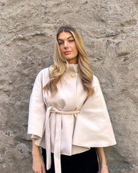 Short Vanilla Poncho Coat