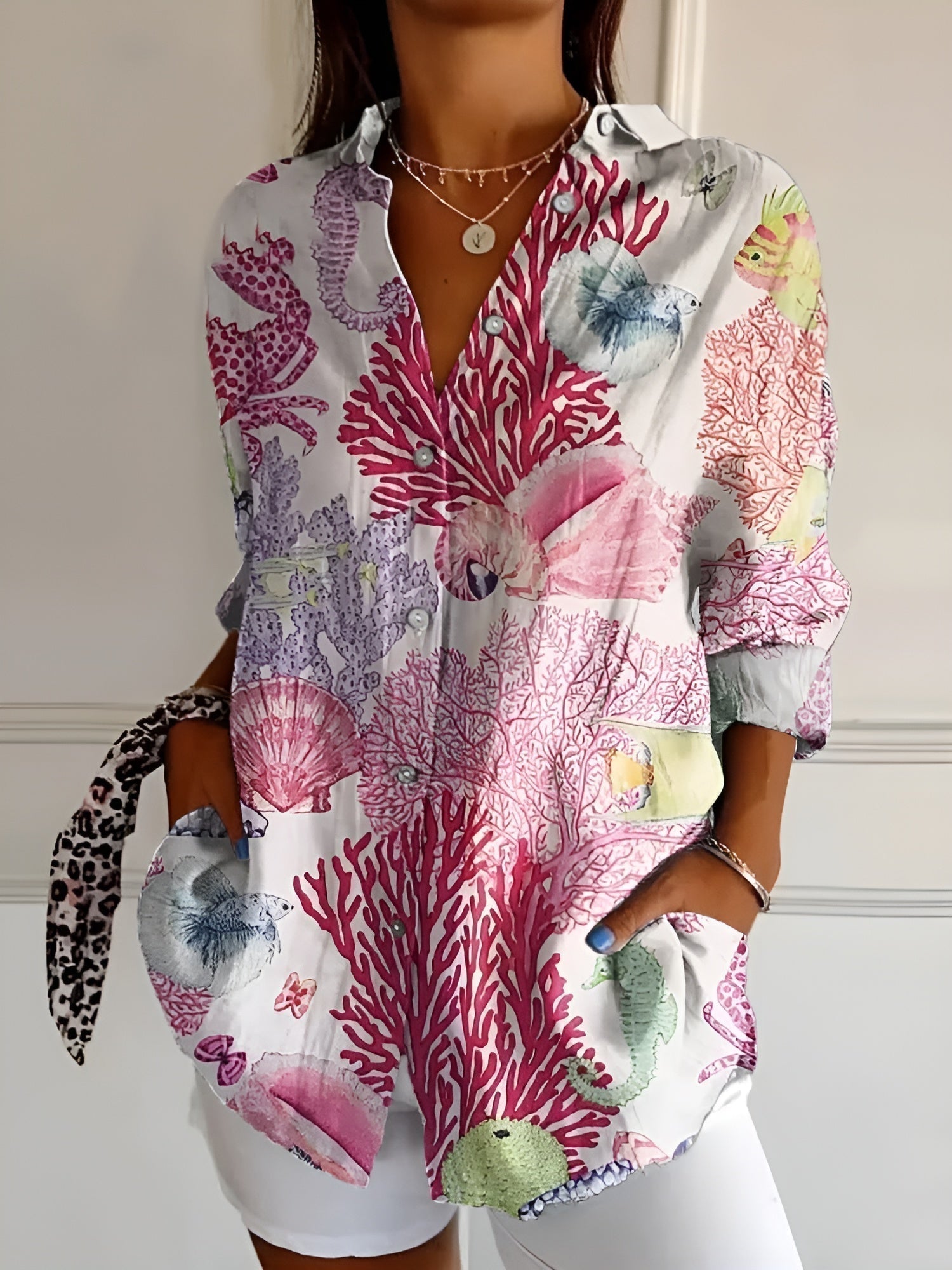 Maia | Floral Wave Blouse