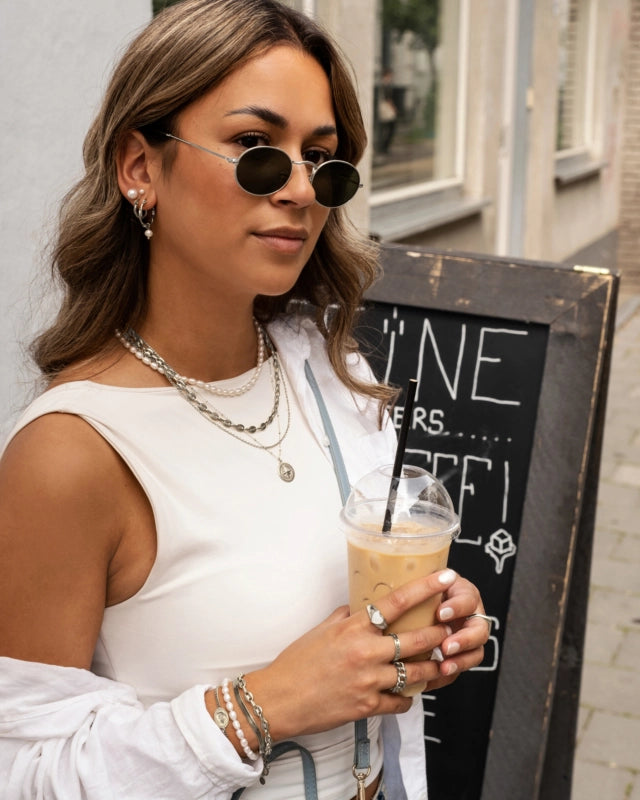 Pearl Earrings Silver
